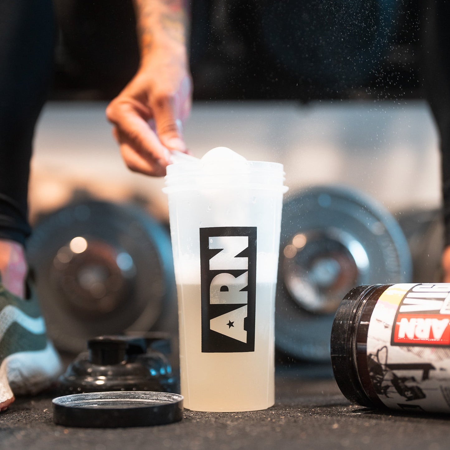 Arms Race Leg Day Shaker